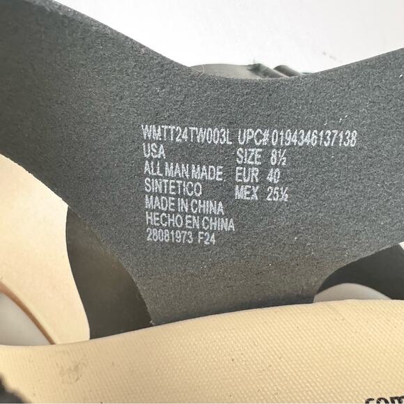 Time and Tru Adjustable Ankle  Strap So Comfortable Black Sandals Sz 8.5 NWT - Picture 10 of 16